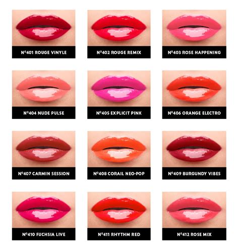 ysl lip stains swatches